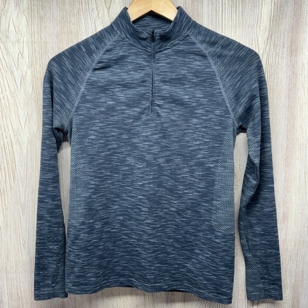 Under Armour Fitted HeatGear 1/4 Zip Pullover in Slate (Size Medium)